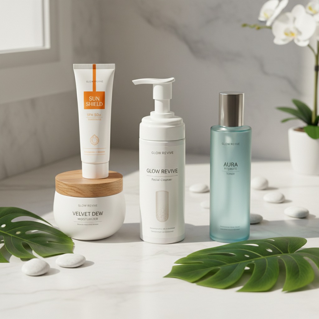 An image of skin care products